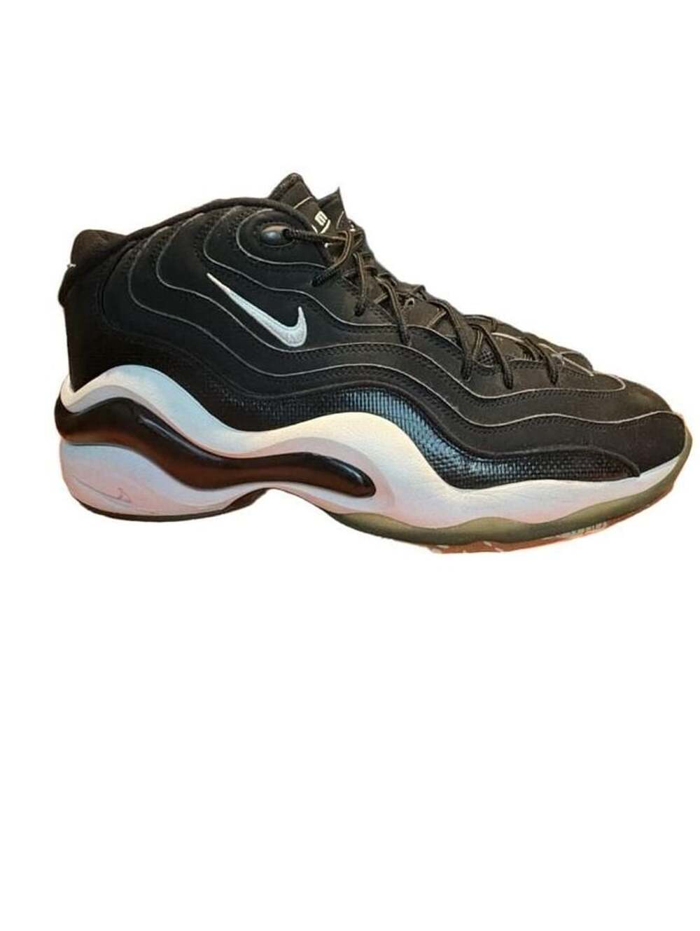 Nike Air Zoom Flight 96 Black White Royal 317980-011 Size 12 Black White